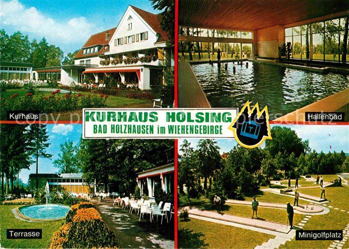 Bad Holzhausen Luebbecke Kurhaus Holsing Wiehengebirge Sanatorium Hallenbad Mini