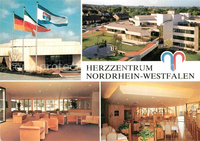 Bad Oeynhausen Herzzentrum NRW Cafeteria Foyer Fahnen