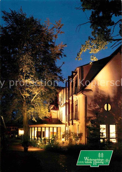 Bad Holzhausen Luebbecke Wiehengebirgsklinik Holsing Nachtaufnahme