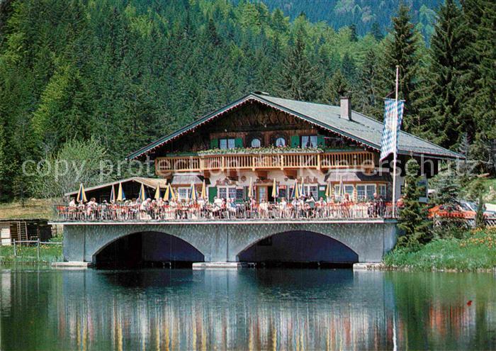 GARMISCH-PARTENKIRCHEN Bayern Pflegersee Berggasthof