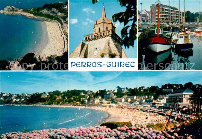 Perros-Guirec Plages de Trestraou Trestrignel Eglise paroissiale