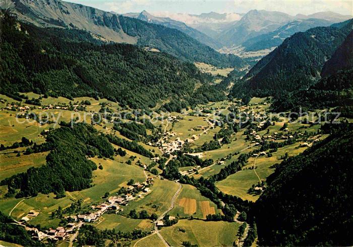 Saint Jean d Aulph Fliegeraufnahme