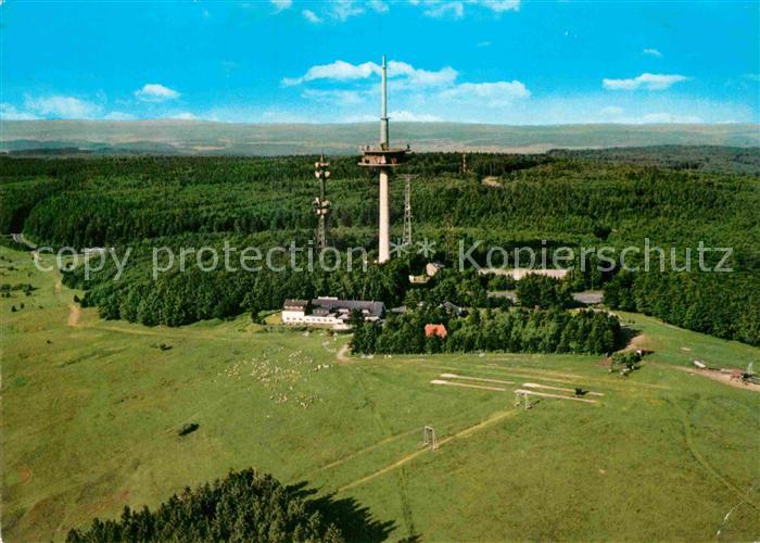 Hoherodskopf Berggasthof Sendetuermen Fliegeraufnahme