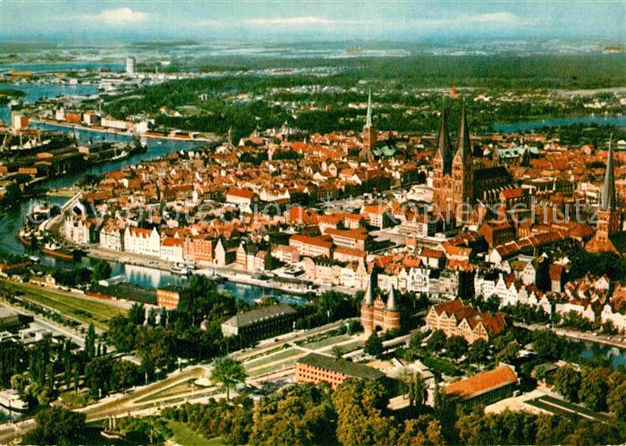 Luebeck Fliegeraufnahme