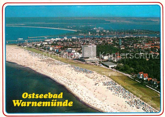 Warnemuende Ostseebad Fliegeraufnahme