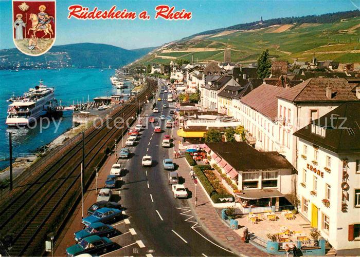 Ruedesheim Rhein Rheinstrasse Hotel Krone