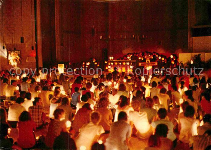 Taize Saone-et-Loire Eglise Reconciliation interieur