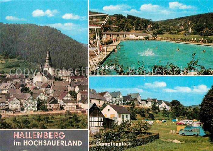 Hallenberg Campingplatz Freibad