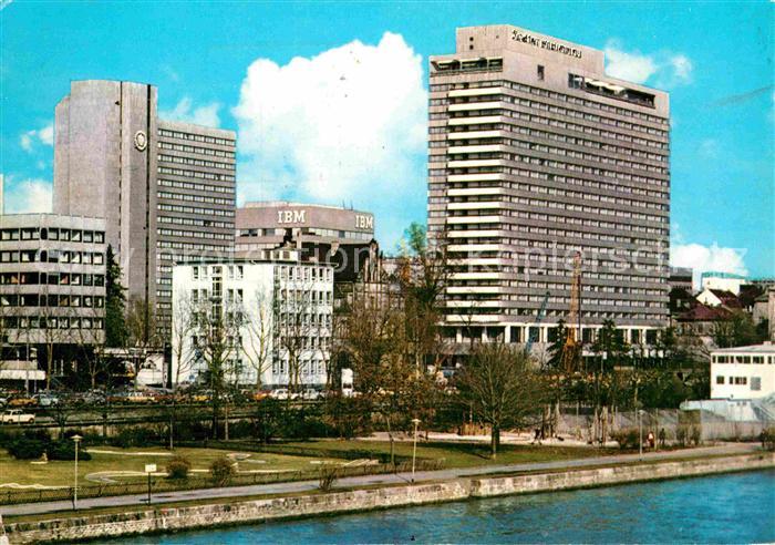 Frankfurt Main Mainpartie mit Hotel Intercontinental