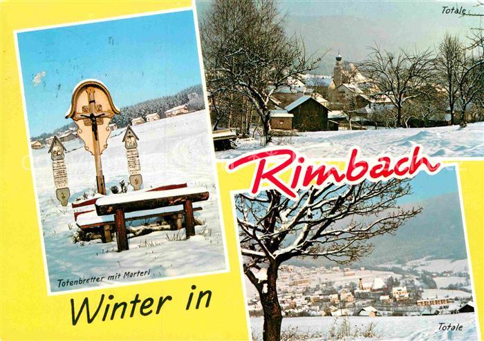 Rimbach Bayrischer Wald Totenbretter mit Marterl