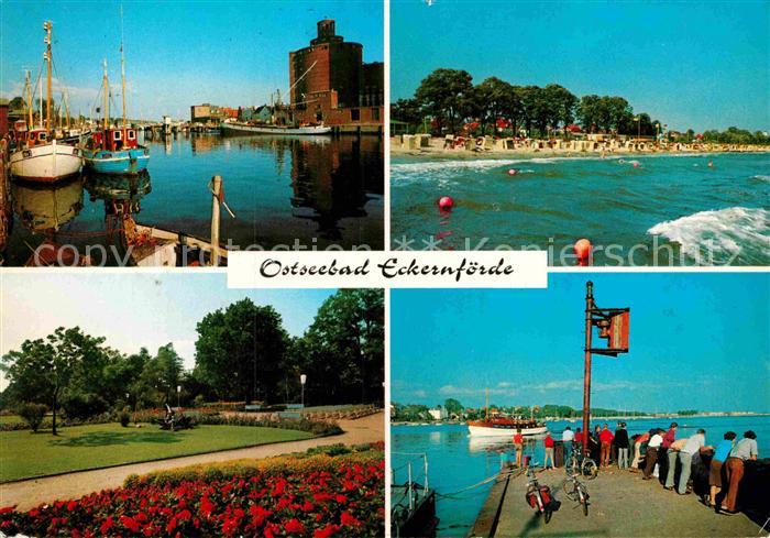 ECKERNFoeRDE Ostseebad Hafen Strnad Seebruecke Park