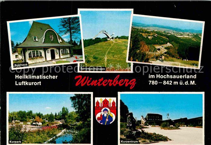 Winterberg Hochsauerland Bobhaus Sprungschanze Kurpark Kurzentrum
