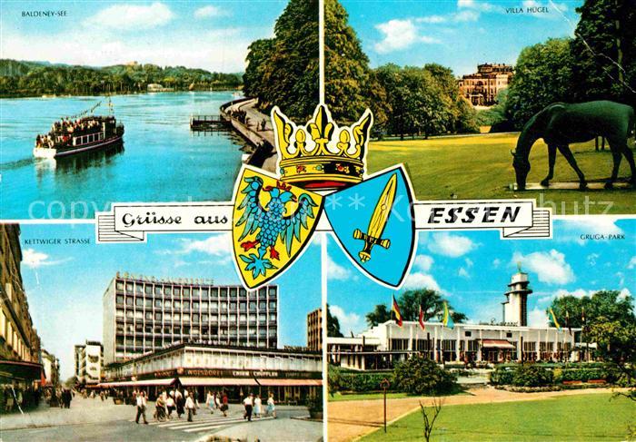 Essen Ruhr Baldeneysee Villa Huegel Gruga-Park Kettwiger-Strasse