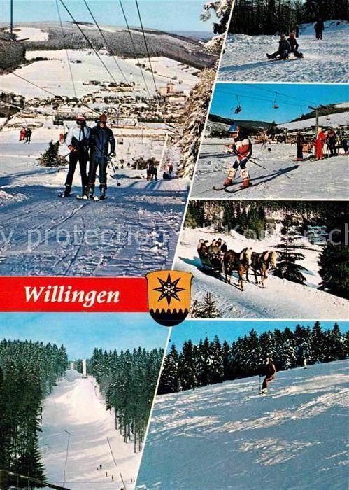 Willingen Sauerland Schlepplift Skigebiet Sprungschanze Pferdeschlitten