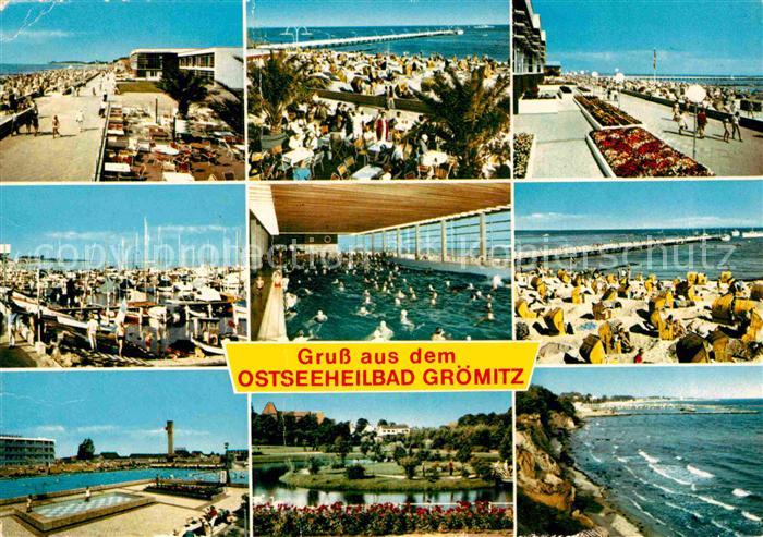 Groemitz Ostseebad Strand Hafen Promenade