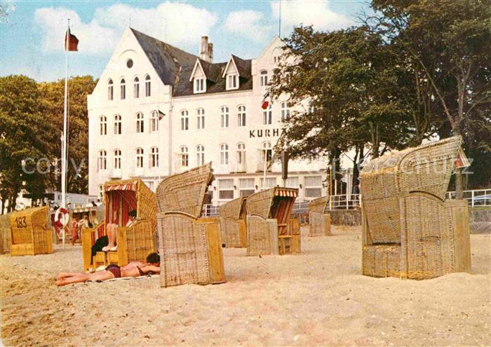 Gluecksburg Ostseebad Strand Kurhaus