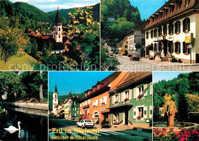Zell Wiesental Ortspartien