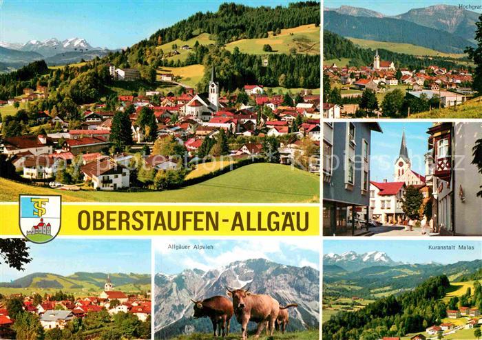 Oberstaufen Oberallgaeu Bayern Fliegeraufnahme Malas Kuehe
