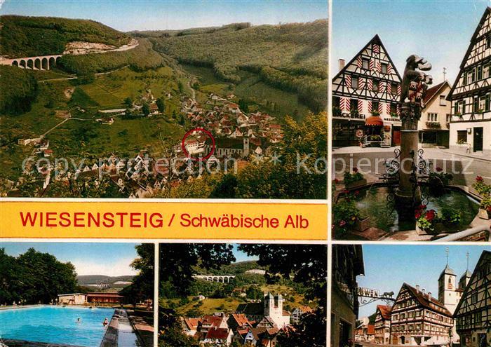 Wiesensteig Fliegeraufnahme Hotel Pension zur Tuerkei