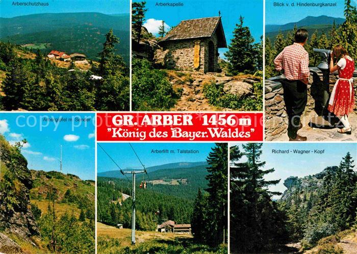 Grosser Arber Arberschutzhaus Richard-Wagner-Kopf Hindenburgkanzel Arberkapelle