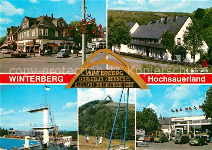 Winterberg Hochsauerland Kinderheim Freibad Sprungschanze