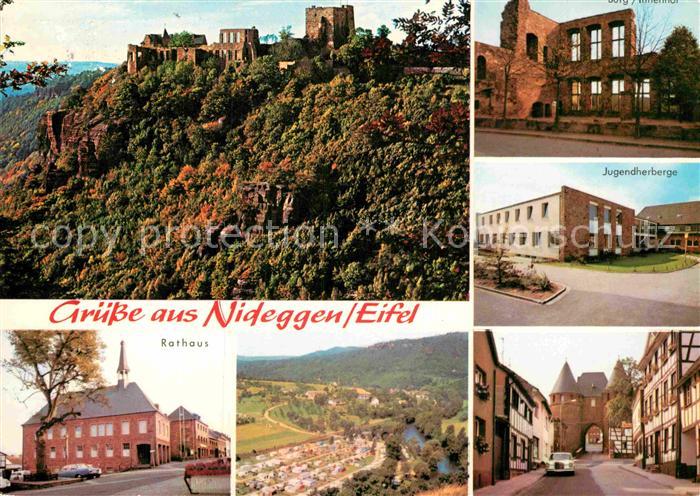Nideggen Eifel Burgruine Jugendherberge