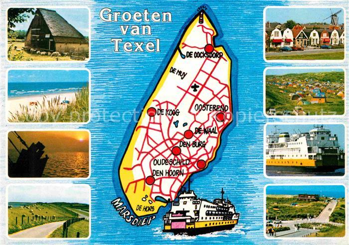 Texel Camping Duenen Strand Lageplan