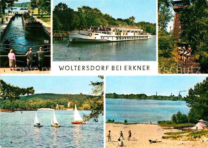 Woltersdorf Erkner Strand Schleuse Aussichtsturm Flakensee Camping