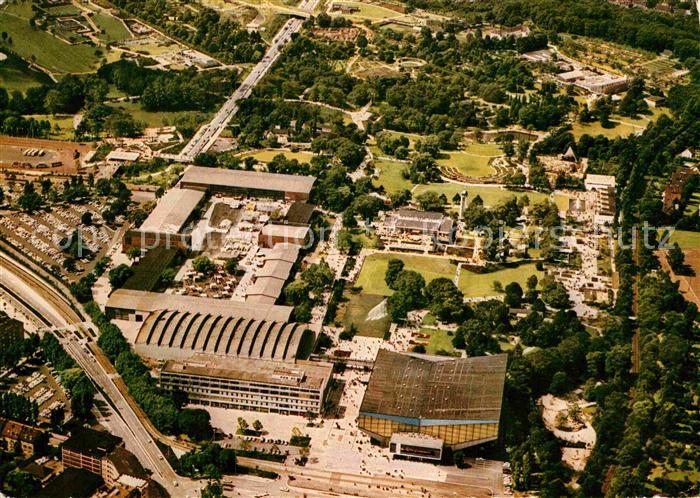 Essen Ruhr Grugaparkt Fliegeraufnahme