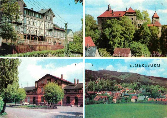 Elgersburg Reichsbahn-Erholungsheim Schloss Bahnhof