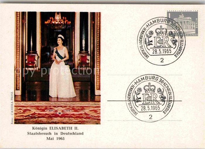 HAMBURG  CITY Staatsbesuch der Koenigign Elisabeth II.