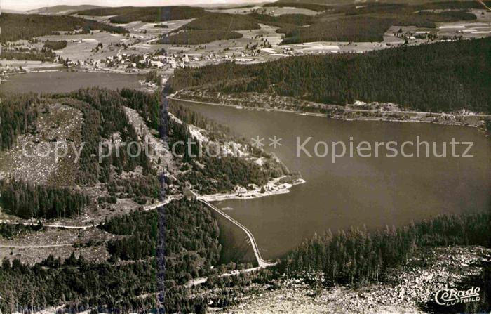 Schluchsee Fliegeraufnahme Sperrmauer