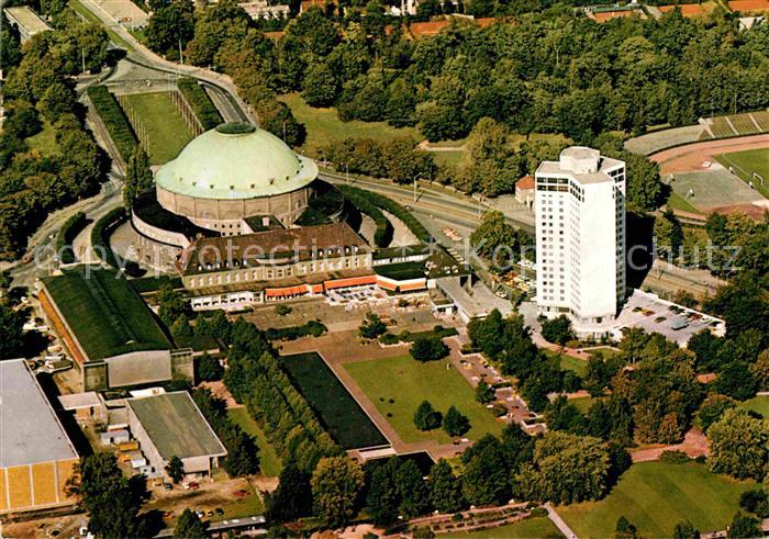 HANNOVER CITY Fliegeraufnahme Stadthalle Hotel am Stadtpark