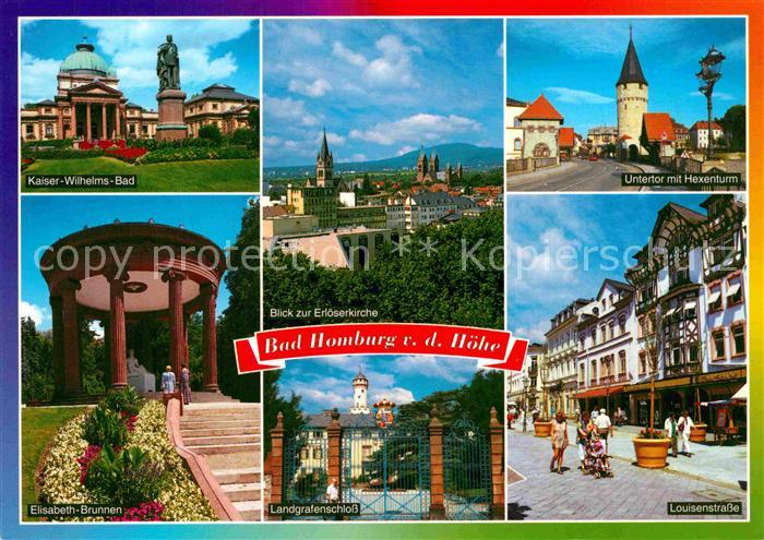 Bad Homburg Kurpark Elisabeth Brunnen Kaiser Wilhelms Bad Louisenstrasse  Hexent