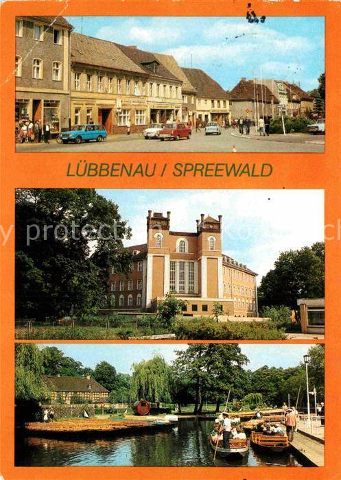 Luebbenau Spreewald Markt Schloss Spreewaldhafen der Freundschaft