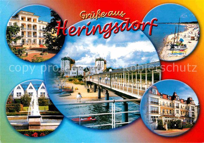 Heringsdorf Ostseebad Usedom Strand Hotel Brunnen