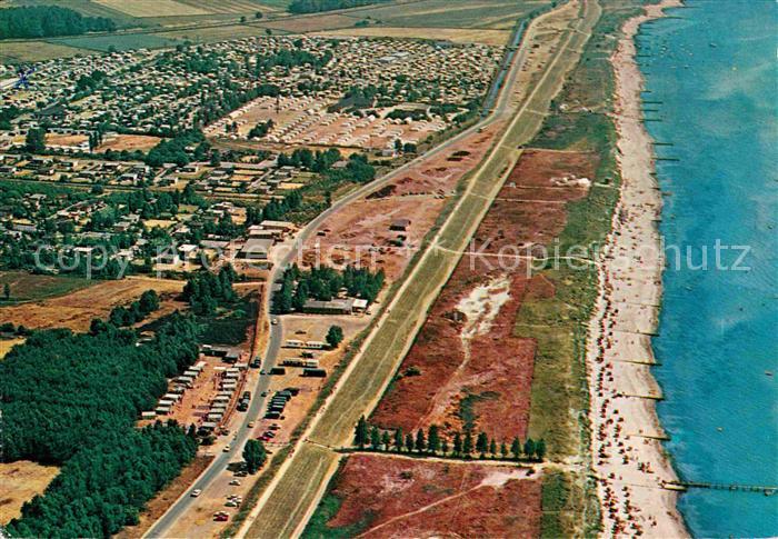 Lensterstrand Fliegeraufnahme