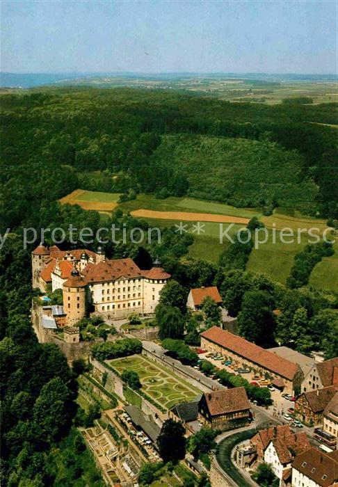 Langenburg Wuerttemberg Fliegeraufnahme Schloss