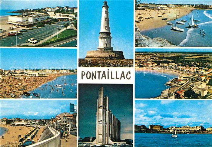 Pontaillac Leuchtturm Strand Panorama