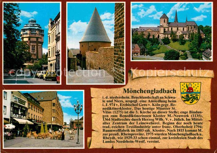 MoeNCHENGLADBACH NRW Chronik Wasserturm Dicker Turm Muenster Sankt Vitus Partie