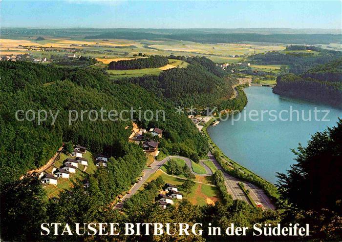 Biersdorf See Fliegeraufnahme Stausee Bitburg