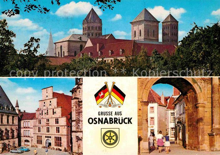 Osnabrueck Marktplatz Stadttor Burg