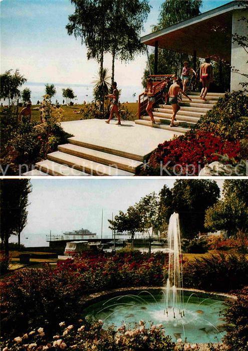 Hagnau Bodensee Strandbad Cafe Park Rathaus