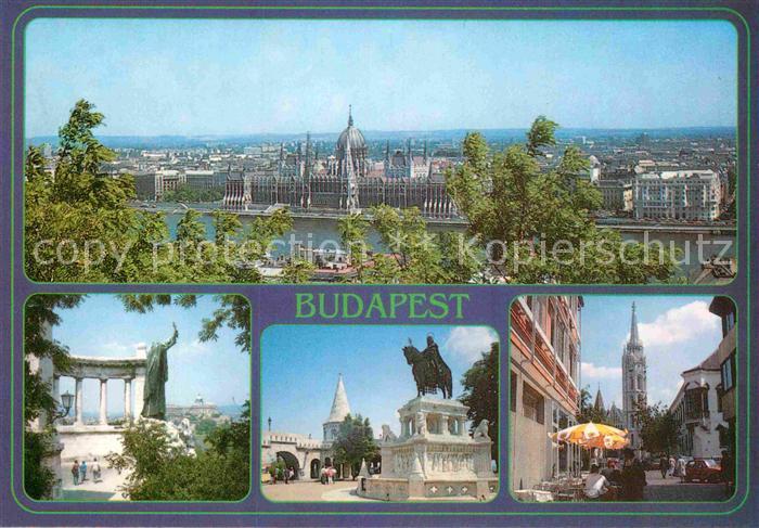 Budapest Gesamtansicht Denkmal Kirche