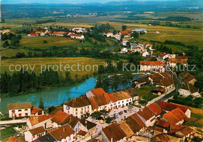 Pont-de-Poitte Fliegeraufnahme