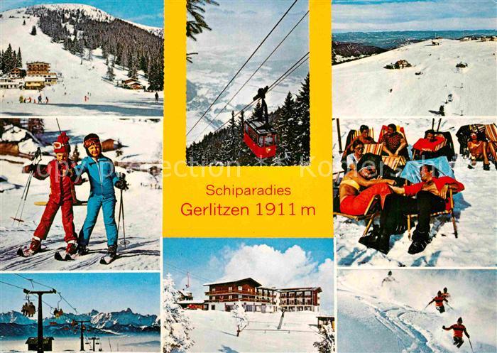 Gerlitzen Sessellift Panorama Hotel Skipiste