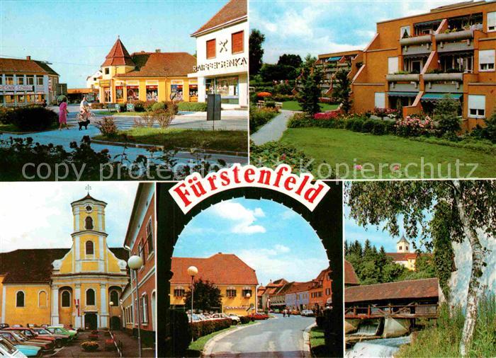 Fuerstenfeld Kirche Stadttor Bank Bruecke
