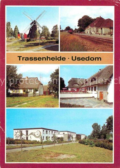 Trassenheide Usedom Muehle Erholungszentrum Bahnhof Bauernhaus