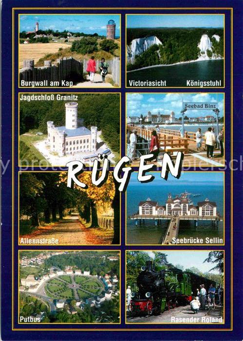 Ruegen Burgwall am Kap Fliegeraufnahme Jagdschloss Garnitz Alleenstrasse