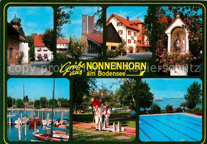Nonnenhorn Marienfigur Schwimmbad Hafen Mini Golf Kirche